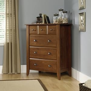 Oiled Oak 4 Drawer Dresser Chest