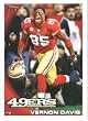 2010 Topps NFL Football Card # 329 Vernon Davis - San Francisco 49ers - NFL Trading Card in a Protective ScrewDown Case!