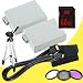 Canon EOS Rebel T4i 18 MP CMOS Digital SLR Camera Two LP-E8 Lithium Ion Replacement Battery 1500 mAh + 8GB SDHC Class 10 Memory Card + 3 Piece Filter Kit + Wide Angle Lens + 2x Telephoto Lens + Mini HDMI Cable + Full Size Tripod Bundle DavisMAX T4i Accessory Kit