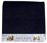 60 X 80 60-PERCENT WOOLEN BLANKET IN STEEL GREY 60% WOOL