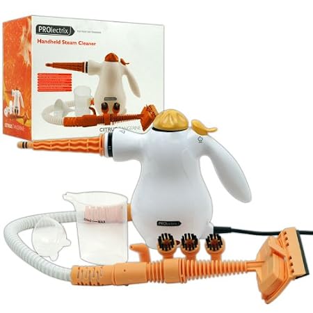 PROlectrix Handheld Steam Cleaner - Citrus Tangerine