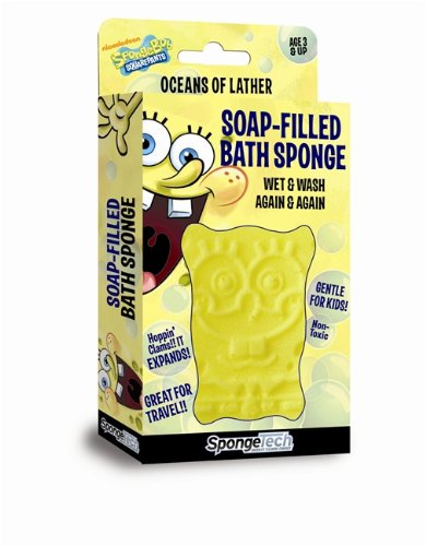 Sponge Bob SquarePants sponge with soap