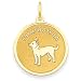 chihuahua12  - 14k Chihuahua Disc Charm