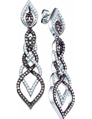 1.50CT-DIAMOND FASHION EARRING / 10KWG