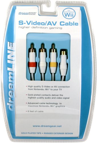 Wii S-Video/AV Cable White