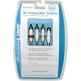 Wii S-Video/AV Cable White