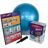 FitBALL Sport Soft Exercise Ball Package - 65cm