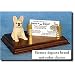 French Bulldog (Black and Brindle) Business Card Holder