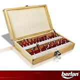 Berlan Fräsersatz 8mm 20-teilig - BFS-20
