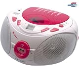 from METRONIC METRONIC CD-MP3 Pop Pink Radio - pink / white + Gulli flash drive bracelet