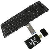 Laptop notebook Keyboard Replace for Dell Inspiron 1410 1420 M1530 XPS M133 BLACK US Layout plus AGPtek USB 2.0 Card Reader