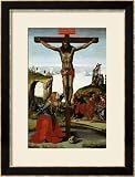 Crucifixion with Mary Magdalene, circa 1505 Framed Art Poster Print by Luca Signorelli, 24x32