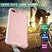 iPhone 7 Plus Case - MoKo Shockproof Flexible TPU Bumper Anti-Scratch Rigid Slim Protective Cases Clear Back Cover for iPhone 7 Plus, Light PINK