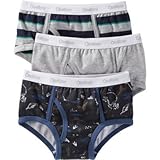 OSHKOSH(オシュコシュ) 3パックコットンブリーフ グレー 下着 12歳【並行輸入】