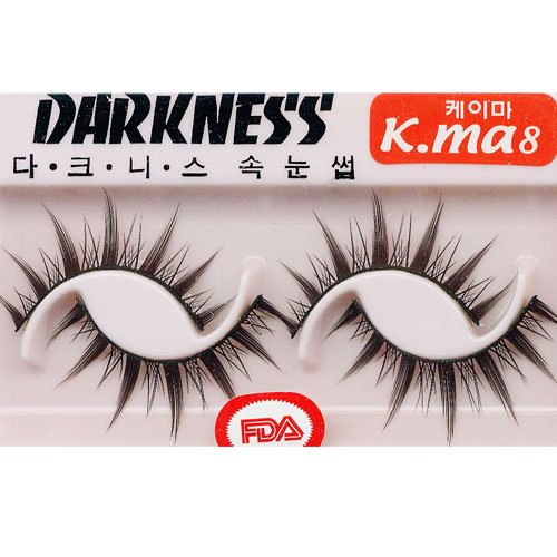 false eyelashes glue. Darkness False Eyelashes Kma8