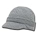 DECKY Acrylic Knit GI Jeep Cap Beanie Hat (Grey)