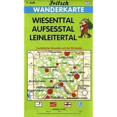 Wiesenttal - Aufsesstal - Leinleitertal 1 : 35 000. Fritsch Wanderkarte