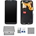 Full LCD display Touch Screen Digitizer Assembly Replacement for Motorola Moto X XT1060 XT1058 with free tools (black)