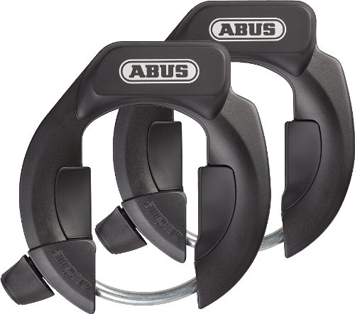 ABUS 4850 LH NKR Bicycle Lock - Twin Set, Black