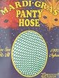 Green Adult Mardi Gras Fishnet Panty Hose Tights