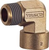 トラスコ中山/TRUSCO ねじ込み継手 エルボ R1/4-RC1/4(2576643) TN-12L (R1/4XRC1/4) [その他] [その他]