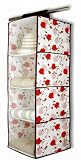 Rose Design 4 Shelf Hanging Organiser