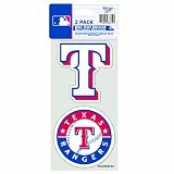 MLB Texas Rangers 4-by-8 Die Cut Decal