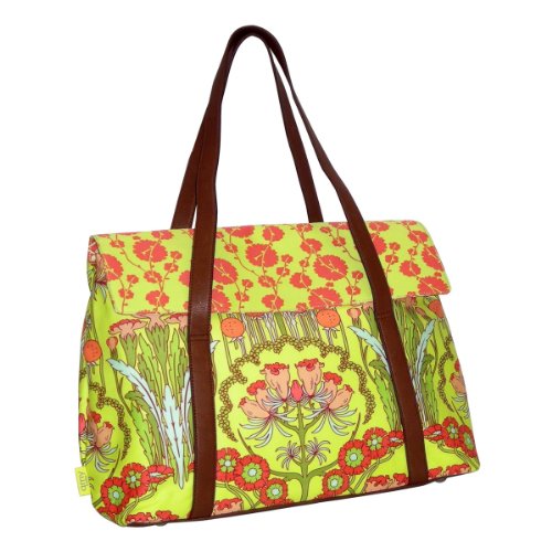 Amy Butler Harmony Laptop Tote,Fuschia Tree Tomato,one size On Sale