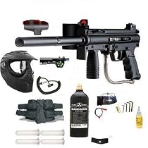 TIPPMANN A5 Paintball Gun 4+1 Xray MEGA Set + Remote + Neck Protector