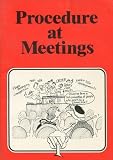 Procedure at meetings : a handbook for committee members and organisers in the WI movement