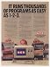 1985 Dom DeLuise NCR PC 4 Personal Computer Print Ad Image