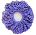 Handmade Scrunchie in Fresh Purple - 100% Crocheted By Hand [Misc.]