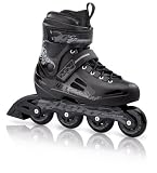 Rollerblade US Men's Fusion X3 Urban Skate (Black/Grey, 11.5)