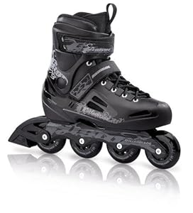 Rollerblade Men's Fusion X3 Urban Skate, Black/Grey, Men's US 10.5