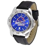 Boise State Broncos NCAA AnoChrome Sport Mens Watch (Leather Band)