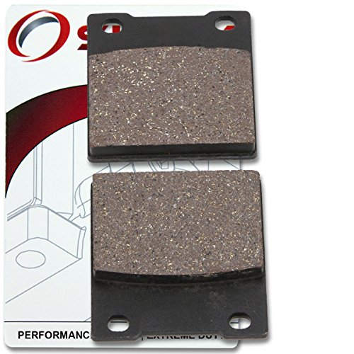 SixityQ6 Rear Organic Brake Pads compatible with Suzuki GSX1300R for Hayabusa RX RY RK1 RK2 RZK3 RK4 RZK4 RK5 RK6 RZK6 RK7 1999-2007 Complete Set