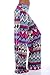 Boutique Republic Womens Various Print Fold Over Waist Palazzo Pants