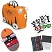 Melissa and Doug Trunki Sunny Orange Ride On Luggage with Matching Saddlebag and Stickers