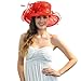 Women Satin Church Christening Derby Kentucky Wedding Formal Party Hat Ss035 (9 Colors)