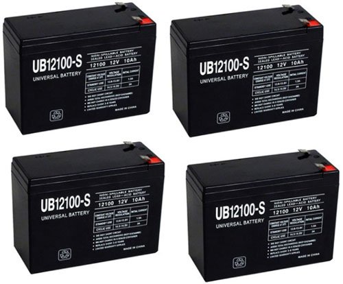 Cheap 12V 10AH SCOOTER BATTERY SCHWINN MONGOOSE - 4 Pack