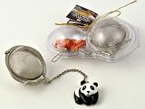 Novelty Tea Mesh Infusers Strainers with Wildlife Animal Fobs, Donation to the World Wildlife Fund