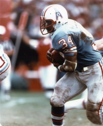 EARL CAMPBELL HOUSTON OILERS 8X10 SPORTS ACTION PHOTO
