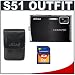 Nikon Coolpix S51 8.1 Megapixel Digital Camera (Black) with Transcend 1GB SecureDigital (SD) Card + Nikon Leather Carrying Case