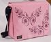 Laurex 15.4 15.6" Laptop Messenger Bag - Pink Butterfly
