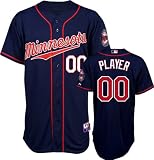 Minnesota Twins Jersey: Any Player Alternate Navy Authentic Cool Base&Atilde;&cent;"&Acirc;&cent; On-Field MLB Jersey