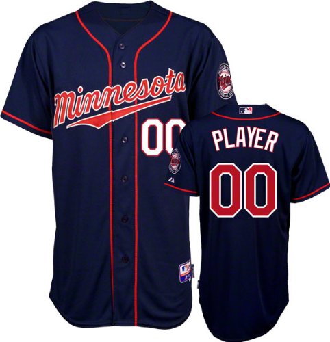 Minnesota Twins Jersey: Any Player Alternate Navy Authentic Cool Baseâ