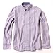 [ハッシュパピー] Hush Puppies APPAREL オックスストライプシャツ レッド L