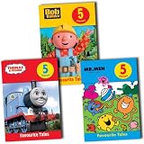 15 Stories Childrens Favourite Tales Over 3 Books Collection Pack Set RRP: £23.97 (Bob the Builder, Thomas the Tank Engine and Friends, Mr. Men)