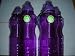 New Wave 1 Liter 4 Purple BPA Free Water bottles
