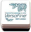 Tsukineko Small-Size VersaFine Instant Dry Pigment Ink, Deep Lagoon